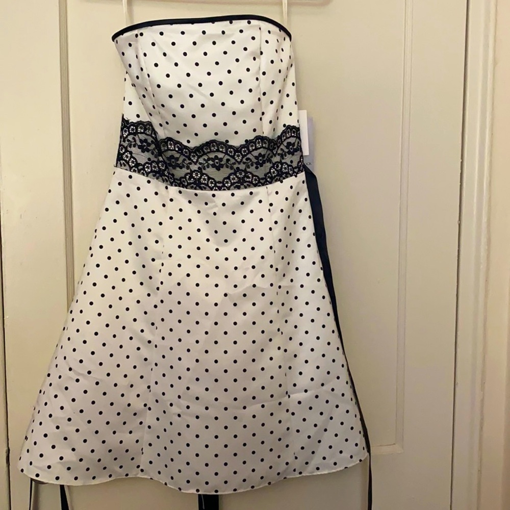 NWT Jessica McClintock polka dot dress size: 5